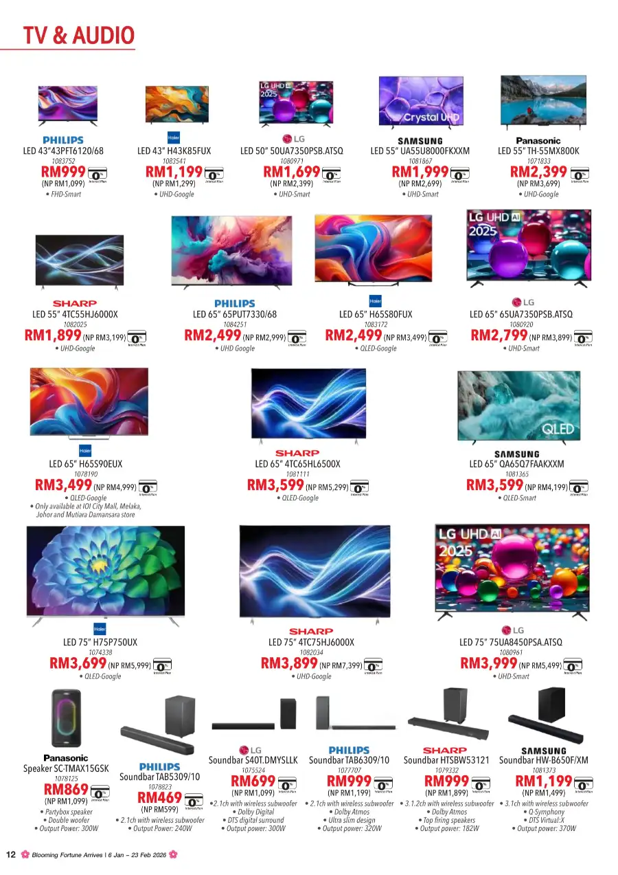 CNY Home Furniture & Appliance Sale Up To 60% Off