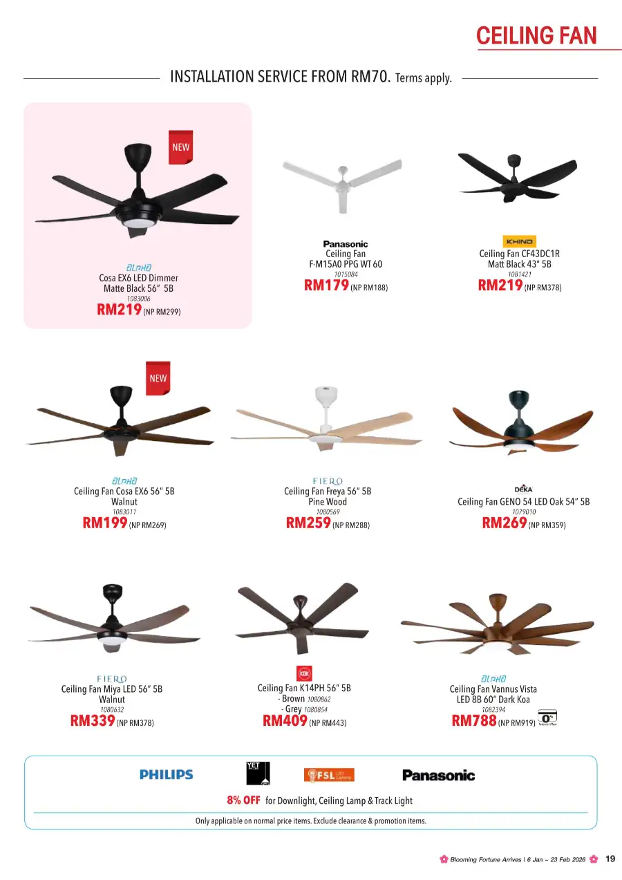 CNY Home Furniture & Appliance Sale Up To 60% Off