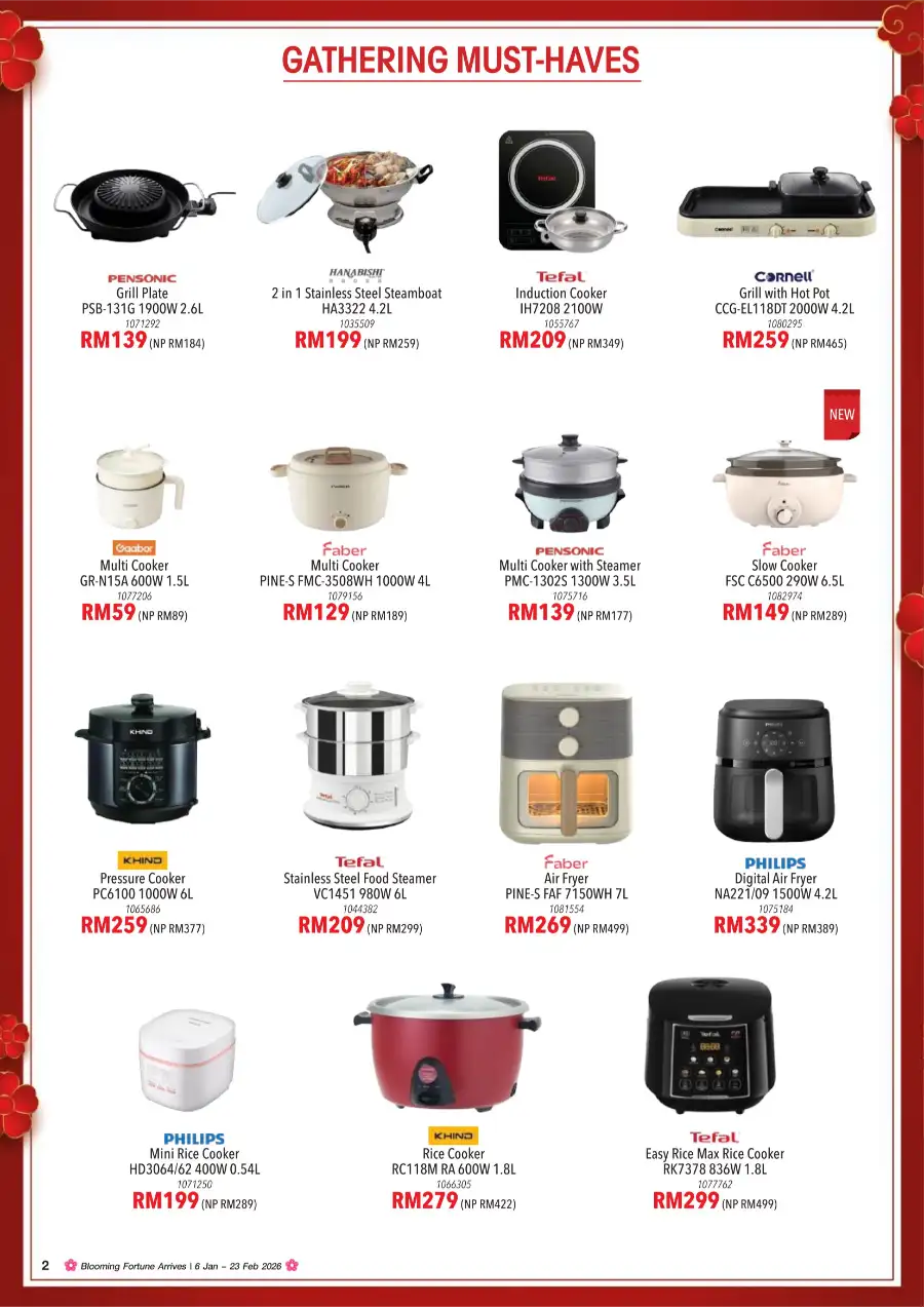 CNY Home Furniture & Appliance Sale Up To 60% Off