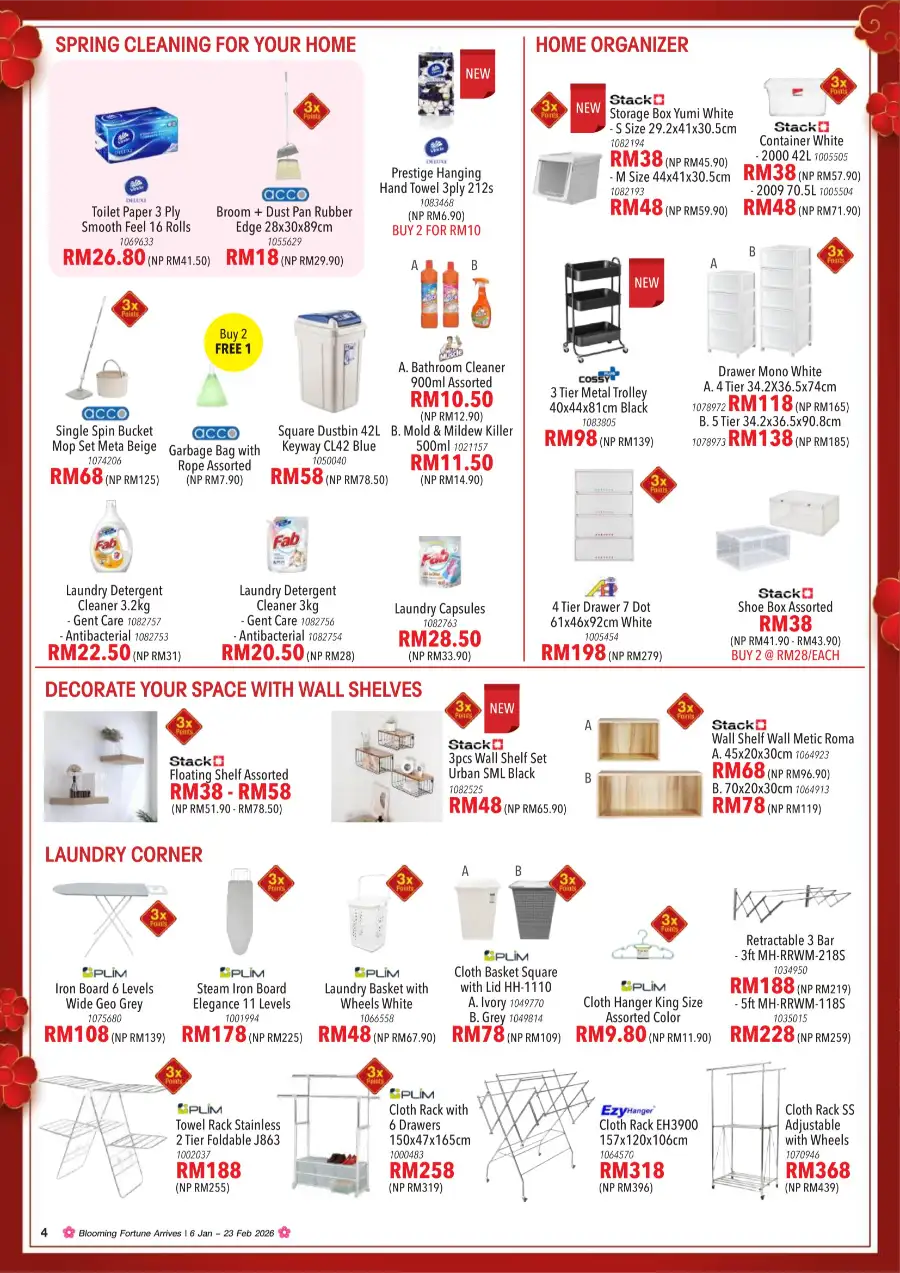CNY Home Furniture & Appliance Sale Up To 60% Off