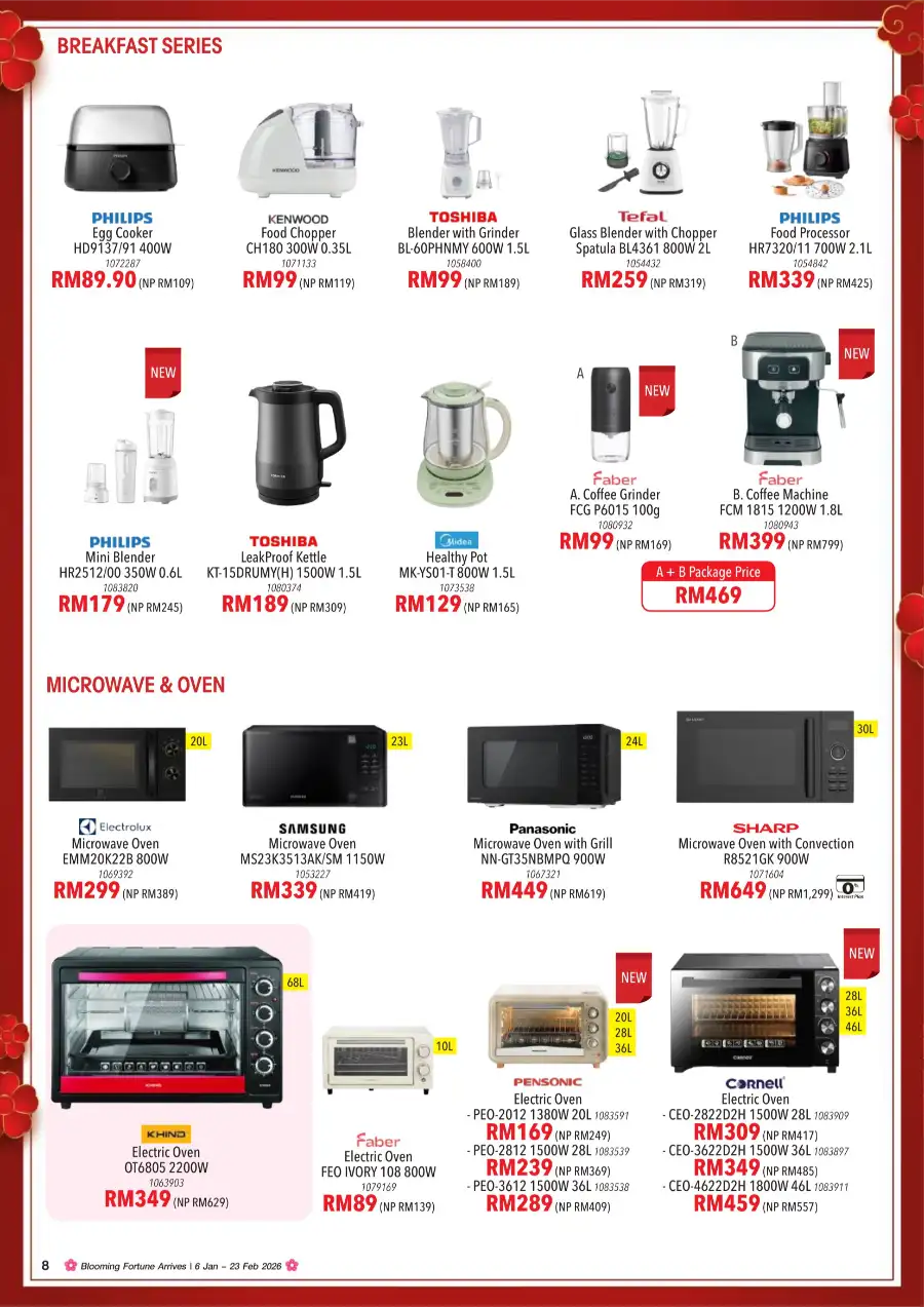 CNY Home Furniture & Appliance Sale Up To 60% Off