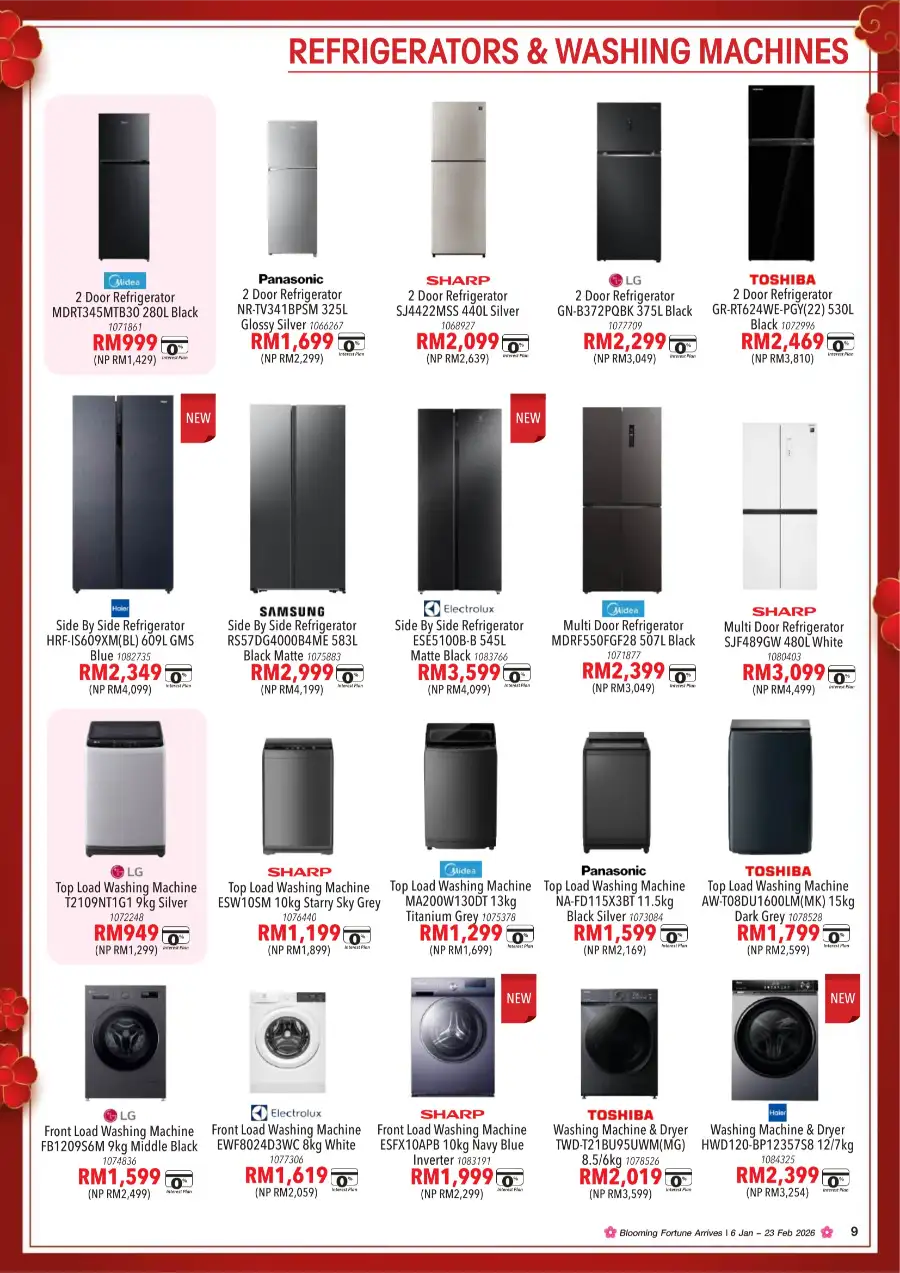 CNY Home Furniture & Appliance Sale Up To 60% Off