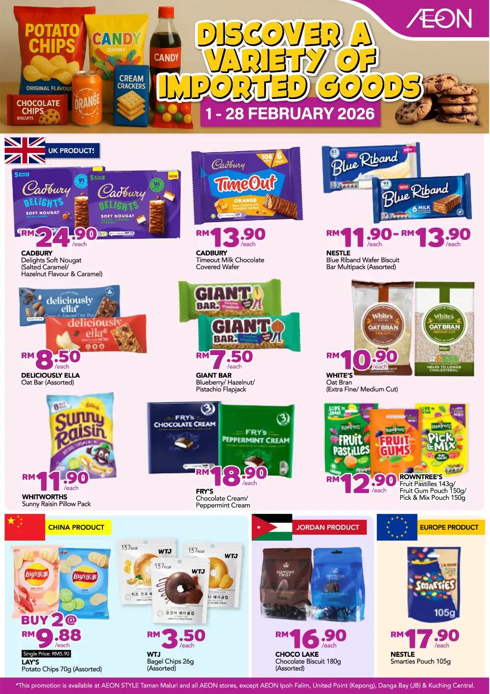 Imported Food & Snacks Sale February 2026