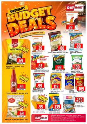Budget Deals In Daymart Hypermarket Kannur