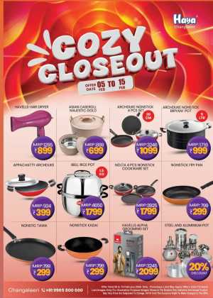 Best Deals on Kitchenware & Appliances In HAYA Hypermarket Palakkad
