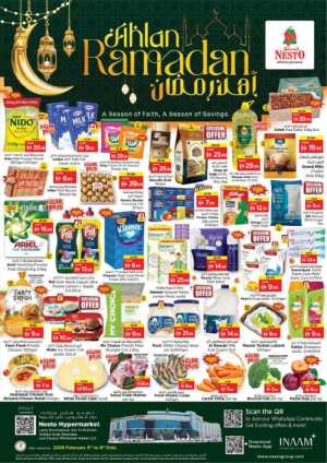 Ramadan Grocery Deals & Fashion Offers In Nesto Hypermarket Ras al Khaimah