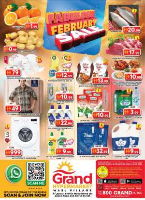 February Mega Sale & Grocery Deals In Grand Hypermarket Dubai