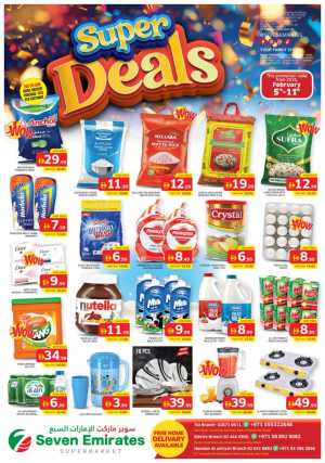 Super Deals on Groceries & Household Items In Seven Emirates Supermarket Abu Dhabi