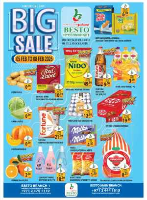 February Big Sale 2026 In Besto Hypermarket Abu Dhabi