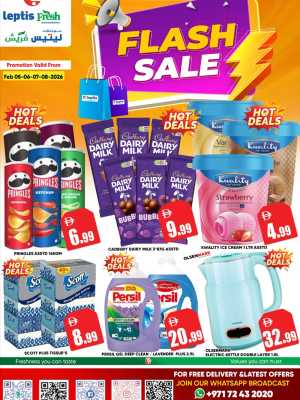 Flash Sale Grocery & Household Deals In Leptis Hypermarket Ras al Khaimah
