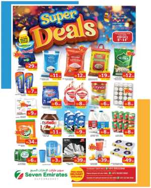 Super Deals Grocery & Electronics Sale In Seven Emirates Supermarket Abu Dhabi