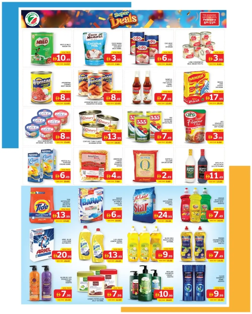 Super Deals Grocery & Electronics Sale