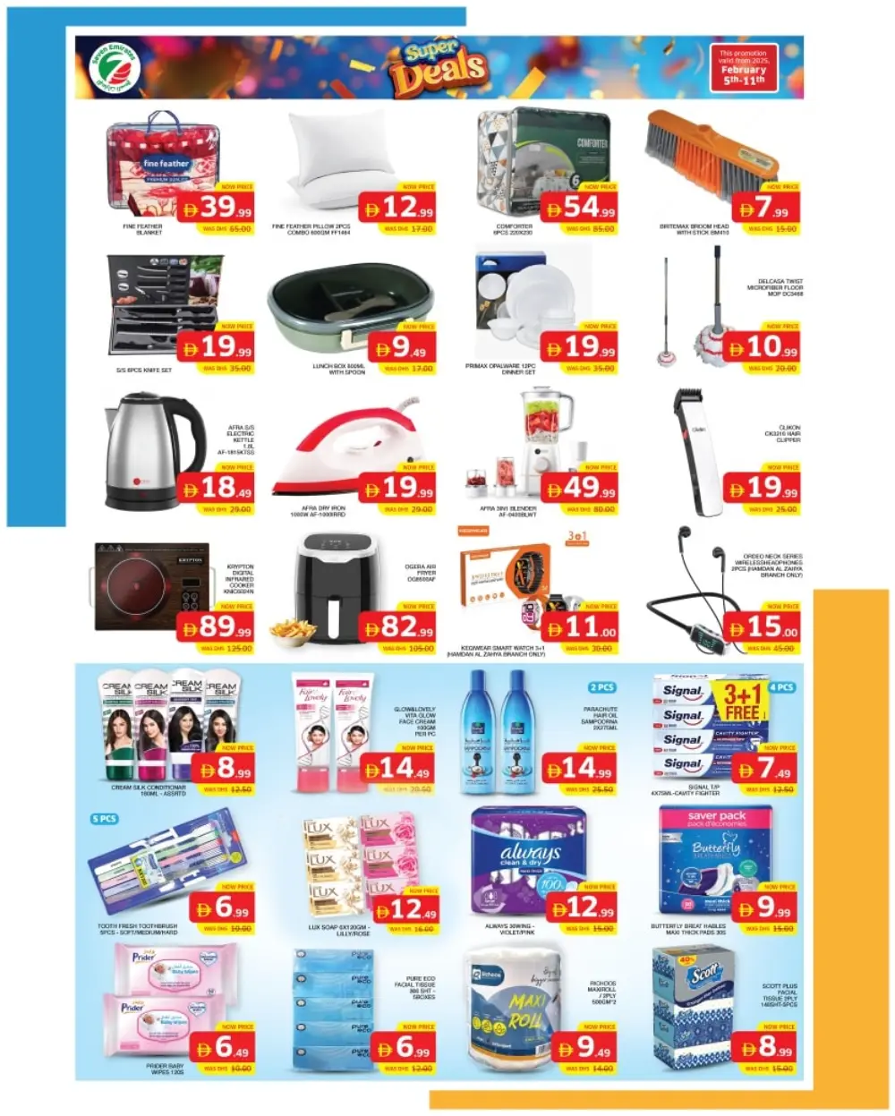 Super Deals Grocery & Electronics Sale
