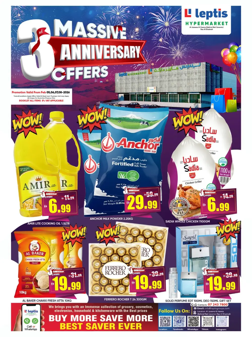 3rd Anniversary Massive Offers