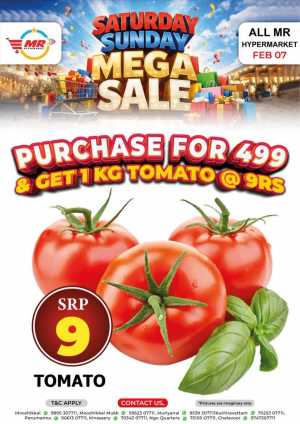 Mega Weekend Sale In MR Hypermarket Calicut