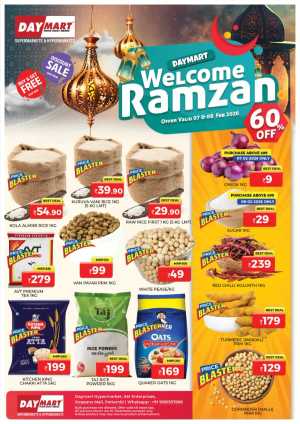 Welcome Ramzan Sale: Up to 60% OFF In Daymart Hypermarket Palakkad