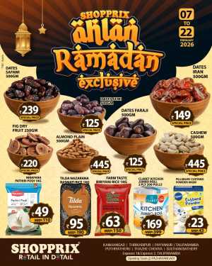 Ramadan Exclusive Offers & Mega Electronics Sale In Shopprix Kannur,Kasaragod,Wayanad