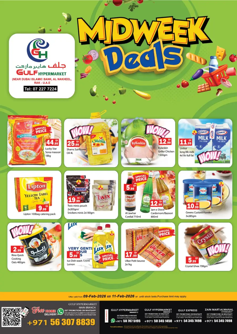 Midweek Deals