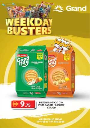 Weekday busters In Grand Hypermarket Dubai,Sharjah / Ajman
