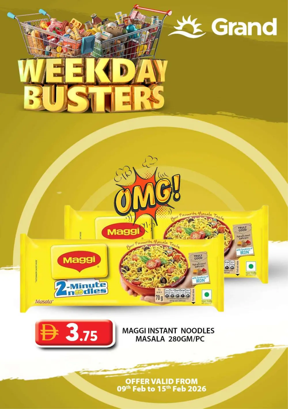 Weekday busters