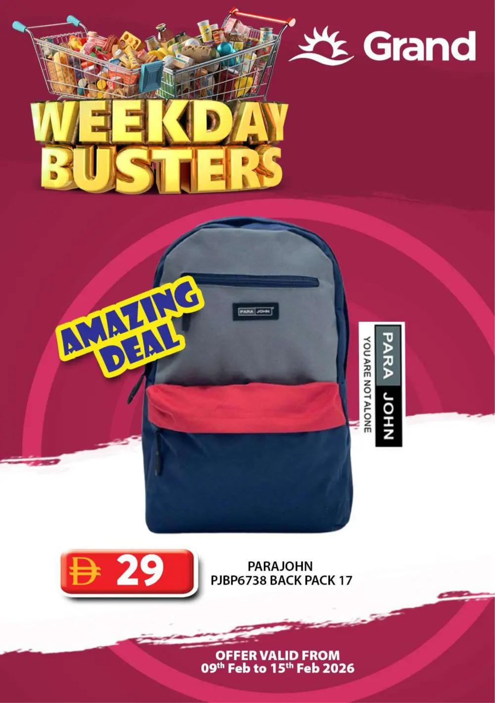 Weekday busters