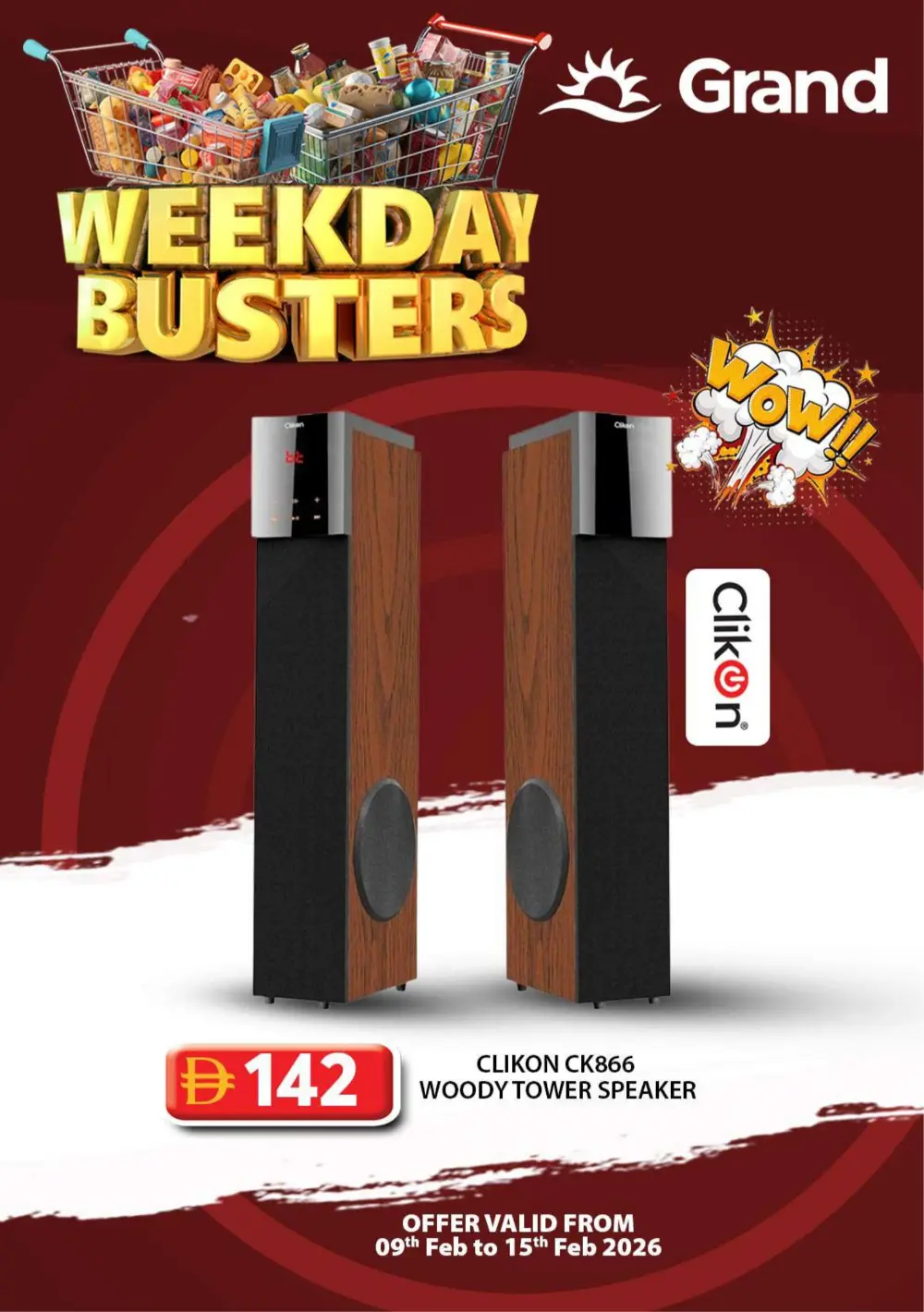 Weekday busters