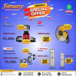 Weekly special offer In Pothys Superstores Ernakulam,Trivandrum
