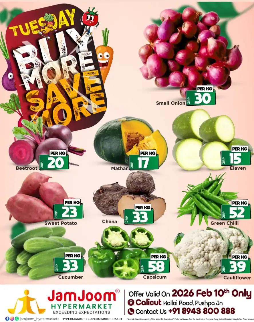 Tuesday Buy More Pay Less