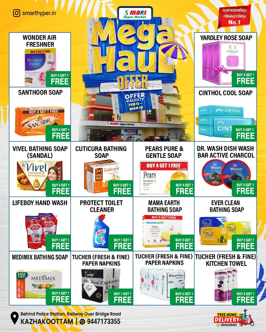 Mega Haul Sale & Grocery Offers Today