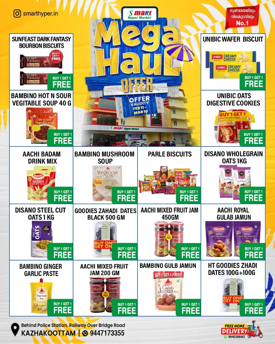 Mega Haul Sale & Grocery Offers Today