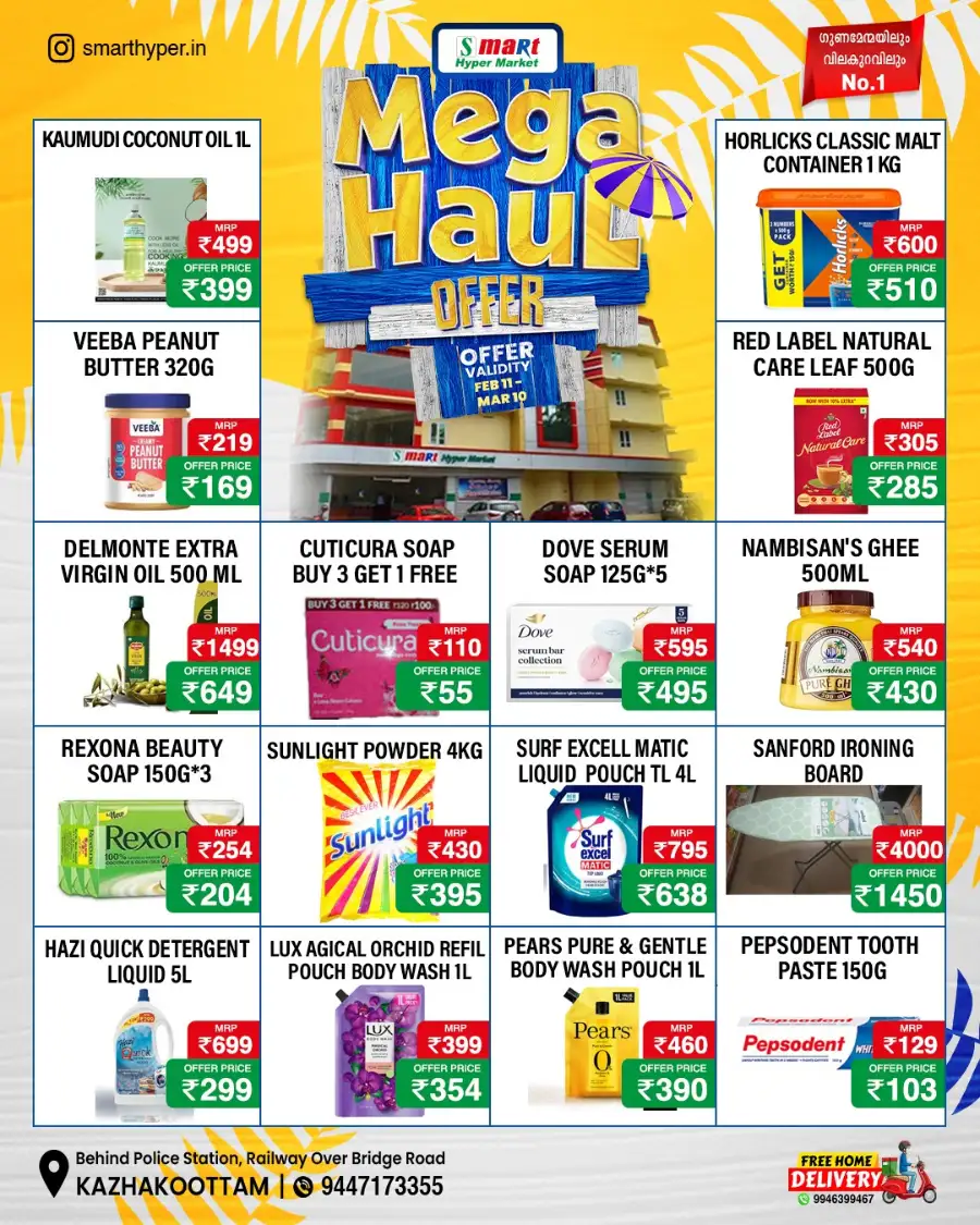 Mega Haul Sale & Grocery Offers Today