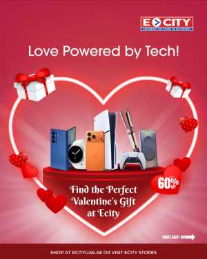 Valentine’s Gift Deals on Electronics & Gadgets In Ecity Electronics Dubai,Abu Dhabi,Sharjah / Ajman