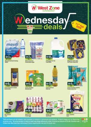 Wednesday Deals In West Zone Supermarket Dubai,Abu Dhabi,Sharjah / Ajman