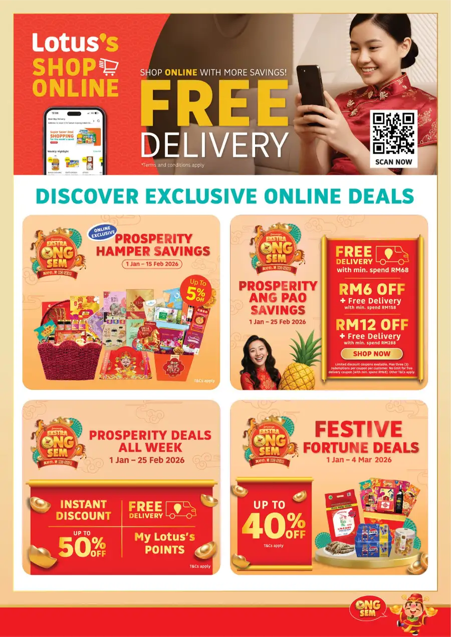 CNY Promotion 2026 | Ekstra Ong Sem Katalog & Member Deals