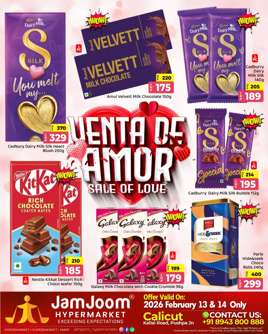Valentine’s Day Chocolate Sale & Offers Feb 13-14