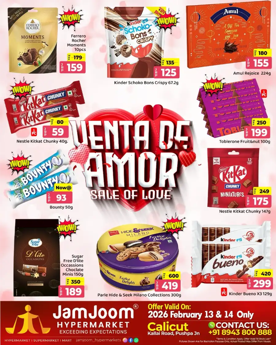 Valentine’s Day Chocolate Sale & Offers Feb 13-14