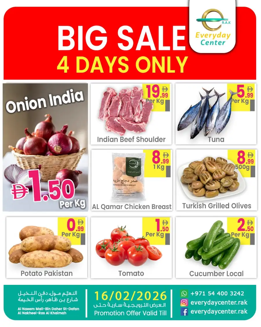 Big Sale 4 Days Only - Fresh Food Offers