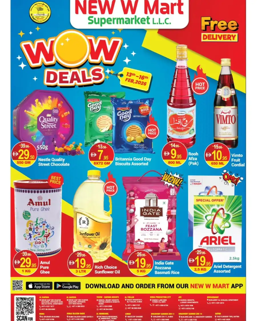 WOW Deals: 50% Off Groceries & Personal Care