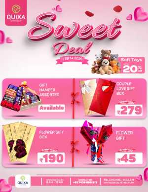 Sweet deals In QUIXA Hypermart Kollam