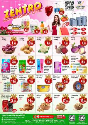 Valentine’s Special Offers In Zentro Hypermarket Dubai