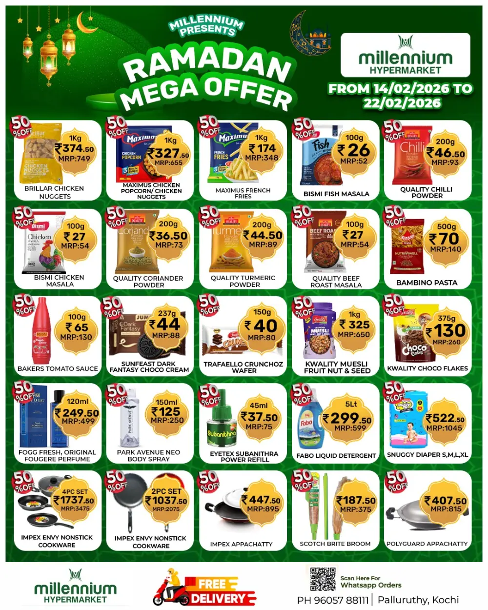 Ramadan Mega Offer: 50% OFF Groceries & Homeware