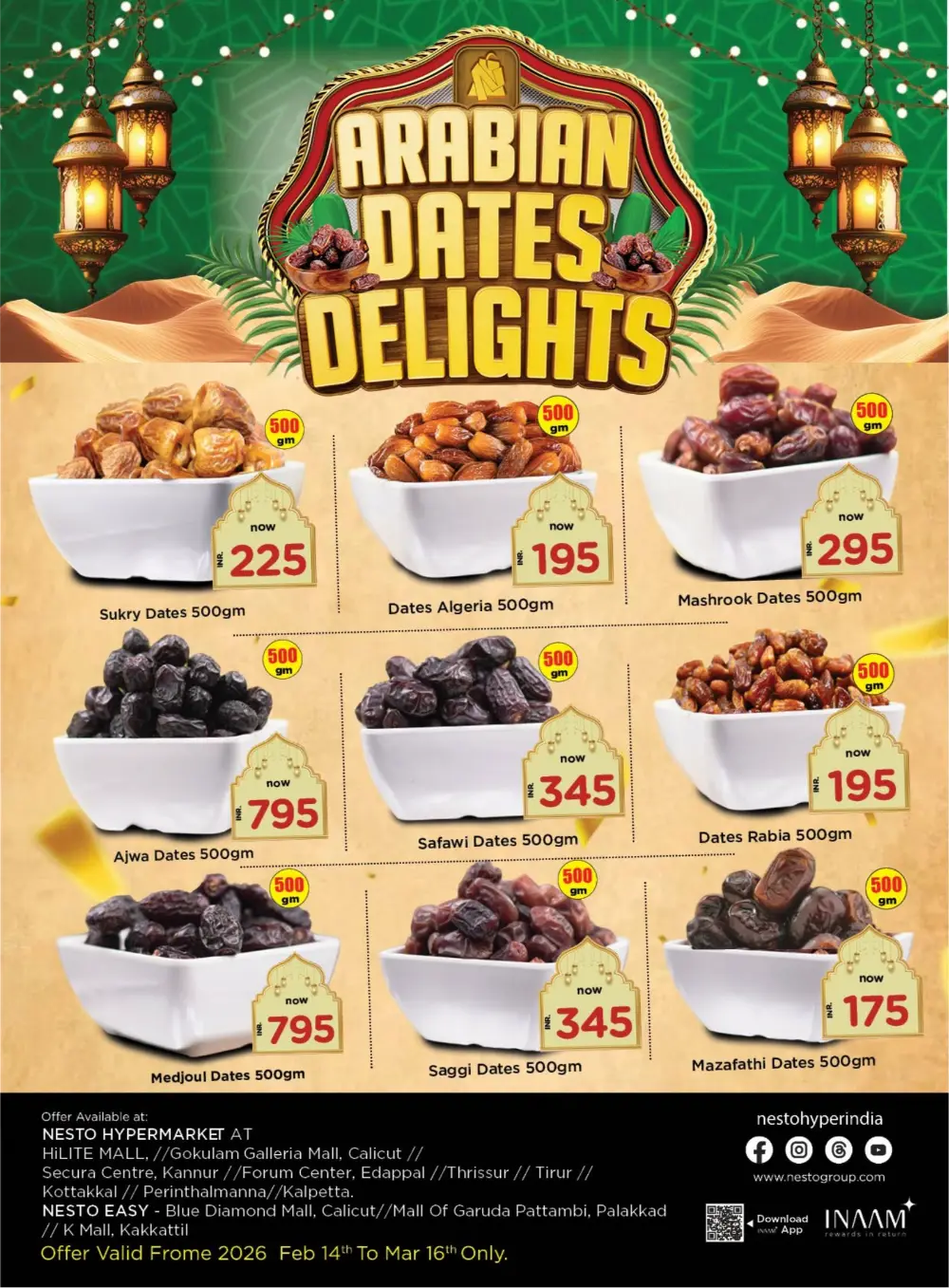 Arabian Dates Sale | Best Price Ajwa, Medjoul & Safawi