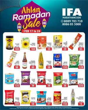 Ahlan Ramadan Sale In IFA Thrissur