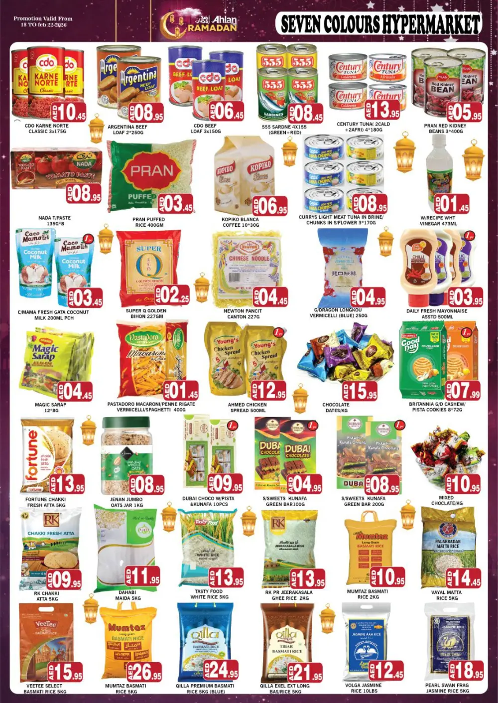Ahlan Ramadan Offers: Fresh Meat, Groceries & Dates
