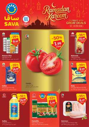 Ramadan Deals 2026 | Big Savings on Groceries & Household In SAVA Dubai,Abu Dhabi,Sharjah / Ajman,Al Ain,Fujairah,Ras al Khaimah