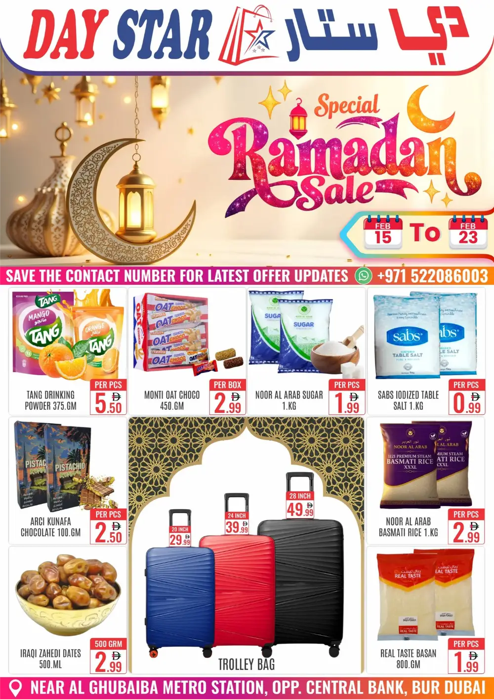 Bur Dubai | Special Ramadan Sale & Grocery Offers Feb 15-23