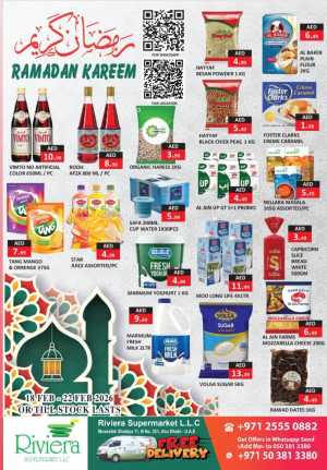 Ramadan Offers & Grocery Deals in Mussafah In Riviera Supermarket Abu Dhabi