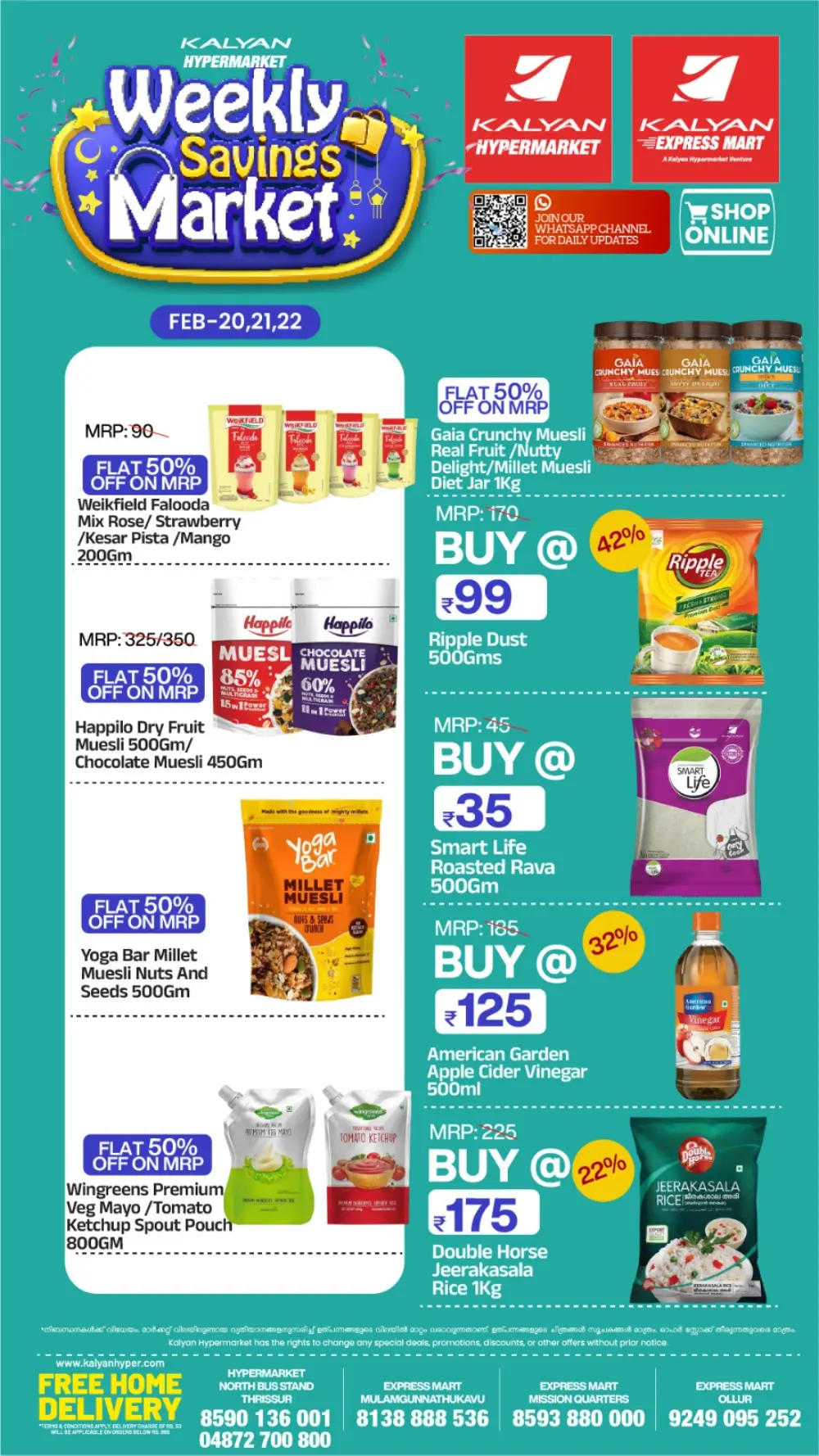 Weekly Savings Market Offers Feb 20-22