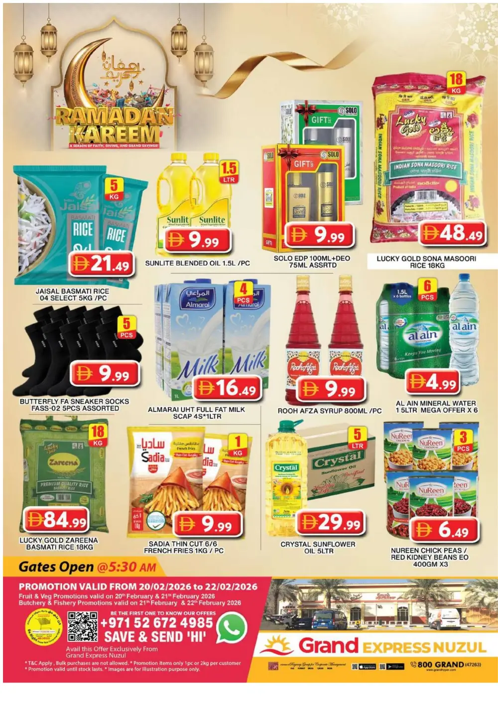Ramadan Offers & Grocery Deals Feb 20-22