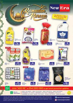 Ramadan Kareem Offers In New Era Supermarket Dubai